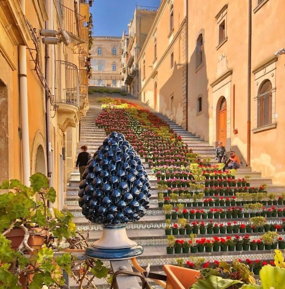 B&B Con Cucina La Ninfea Caltagirone Kültér fotó